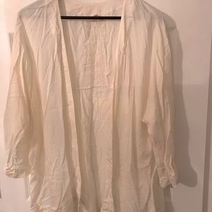 Roxy Cardigan- White- Size XL